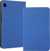 Voor Huawei MatePad T8 / C3 8 inch Voltage Craft Cloth TPU Horizontale Flip Leren Case met Houder (Blauw)
