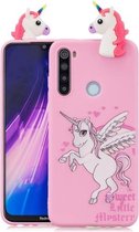 Voor Xiaomi Redmi Note 8 schokbestendige cartoon TPU beschermhoes (eenhoorn)