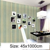 Creatieve pvc autohesion baksteen decoratie behang stickers slaapkamer woonkamer muur waterdicht behangrol, afmeting: 45 x 1000cm (zwart)