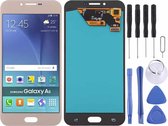 OLED-materiaal LCD-scherm en digitizer volledige montage voor Samsung Galaxy A8 (2016) / SM-A810 (goud)