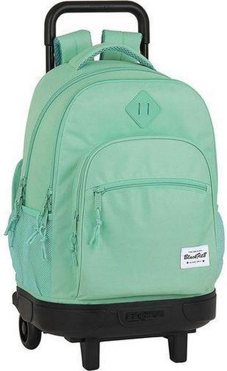 Schoolrugzak met Wielen Compact BlackFit8 Turkoois