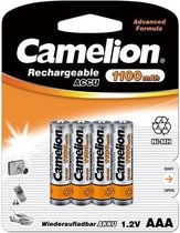 Camelion AAA | 1100 mAh | Oplaadbare batterijen | 4 stuks | Rechargeable battery Nikkel-Metaalhydride (NiMH)