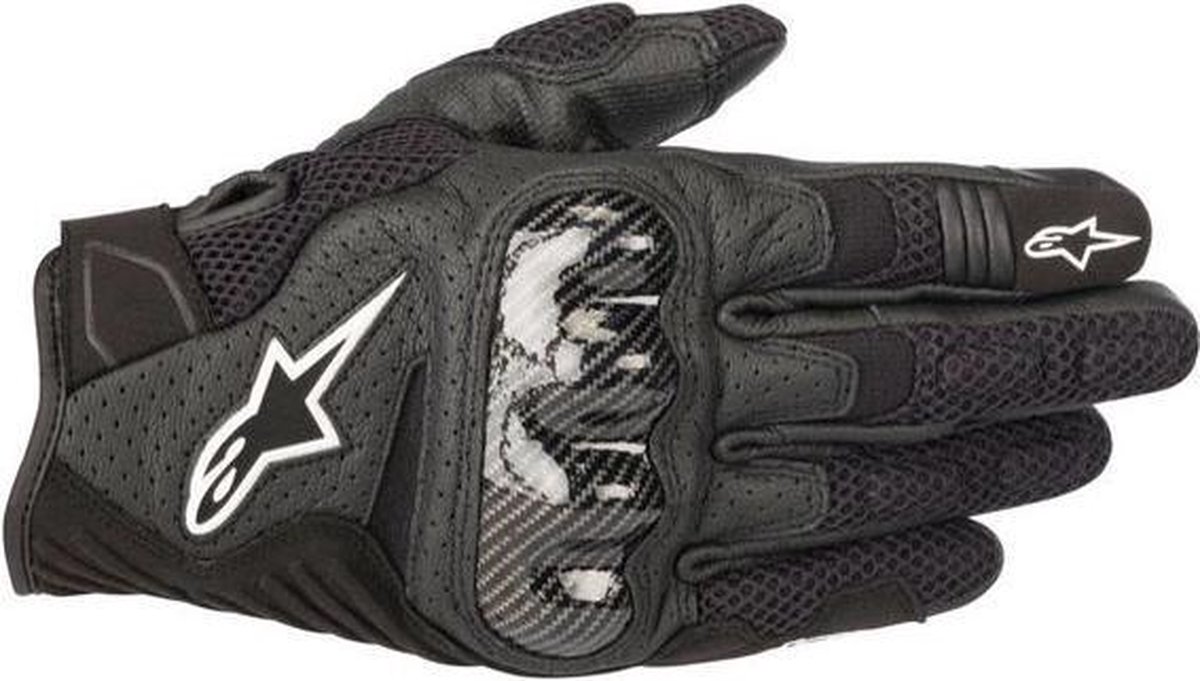 Alpinestars SMX-1 Air V2 Black - Motorhandschoenen - Maat L
