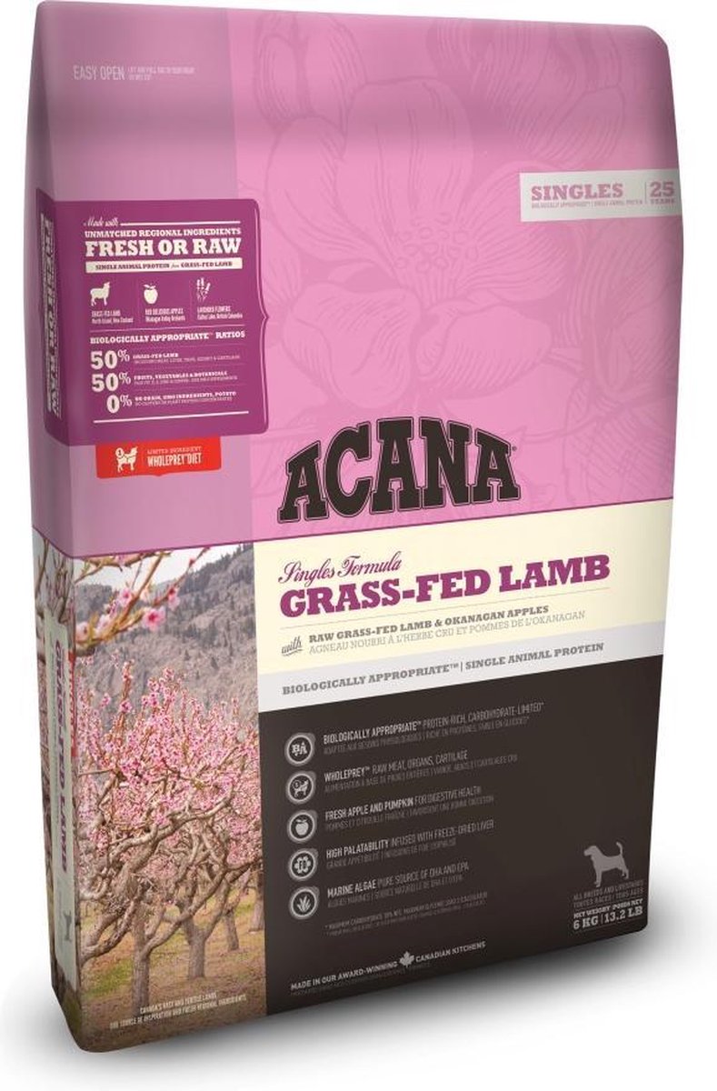 Acana Singles Grass Fed Lamb 11,4 kg