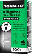 Toggler A6 - 100 Alligator Plug - 6mm (100st)