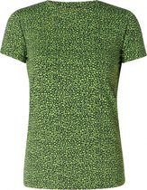 YEST Yalba Essential T-shirt - Dark Blue/Lime - maat 38