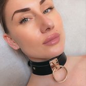 Kinky Diva - O-Ring Slaven Slave Submissive Onderdanige BDSM Halsband Choker Collar