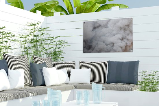 Affiche de jardin petits nuages manquants 60x40 cm - petit - Toile de jardin / Toile d'extérieur / Peintures d'extérieur (décoration de jardin)