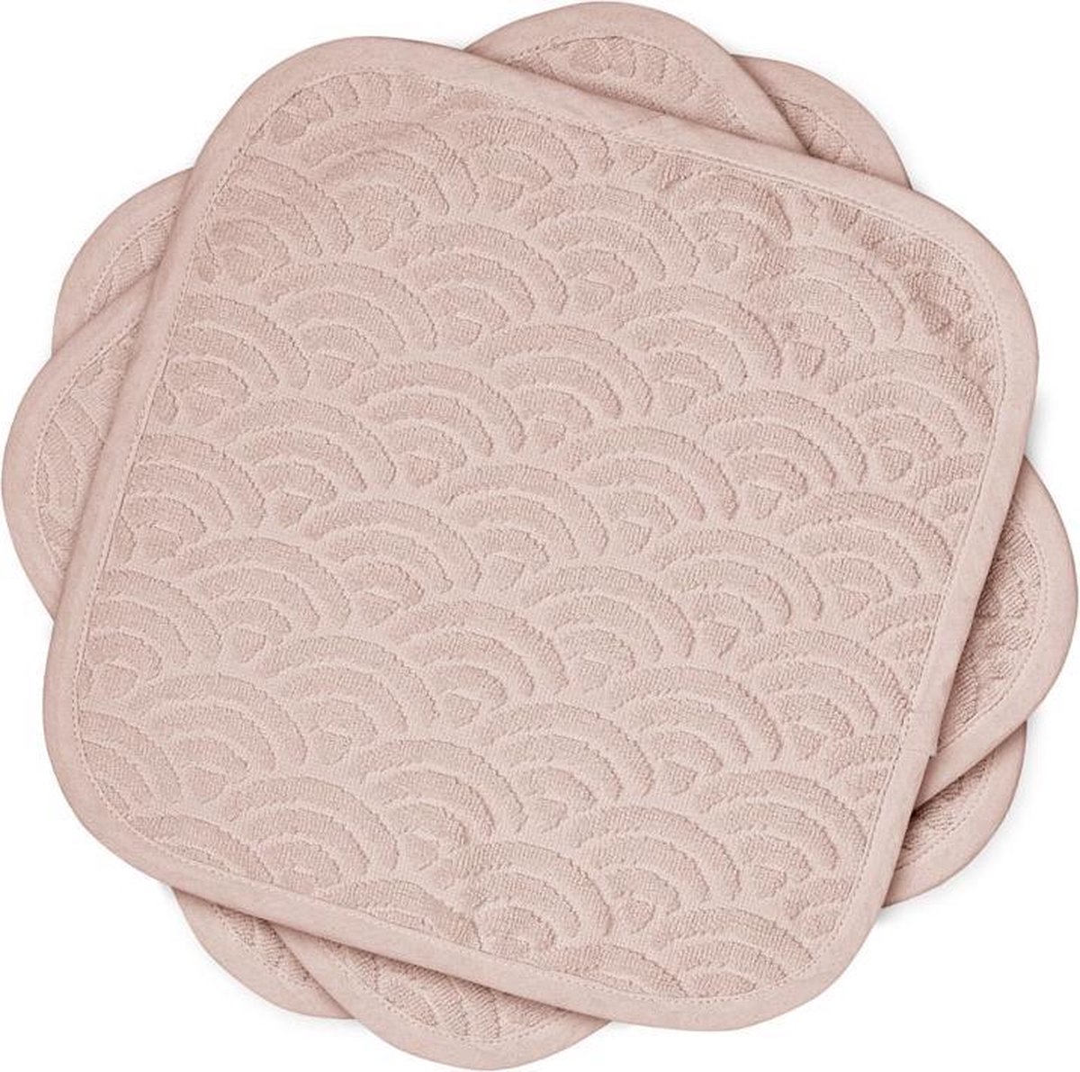 Goedkoopste Cam Cam spuugdoekjes set van drie - dusty rose