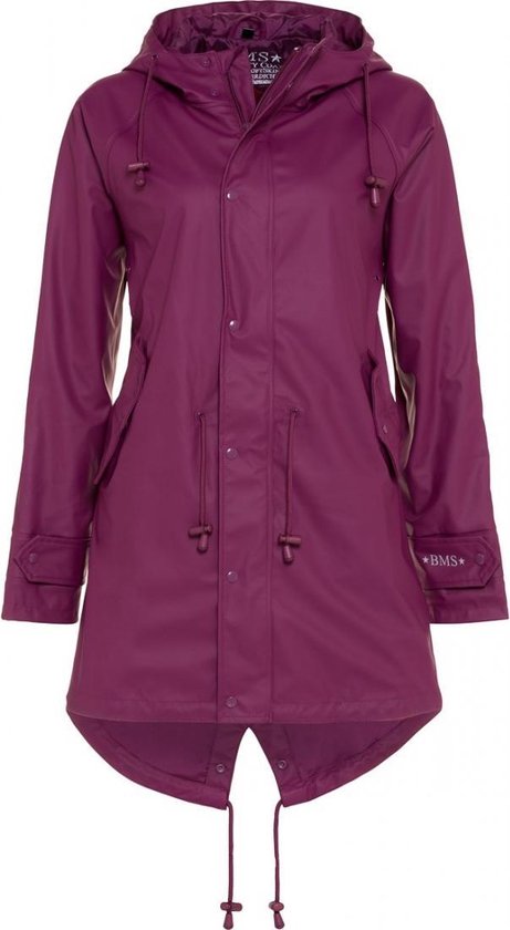 Paarse dames regenjas / parka HafenCity® van BMS XS