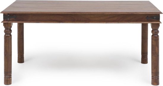 Eettafel hout 120 cm 76x120 cm – Eettafel Klassiek Ontwerp – Vintage tafel  Duurzaam -... | bol.com