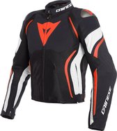 Dainese Estrema Air Tex Zwart Wit Fluo Rood 50