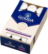 Bougie chauffe- Gouda 6 heures boîte 45 blanc 6 pièces