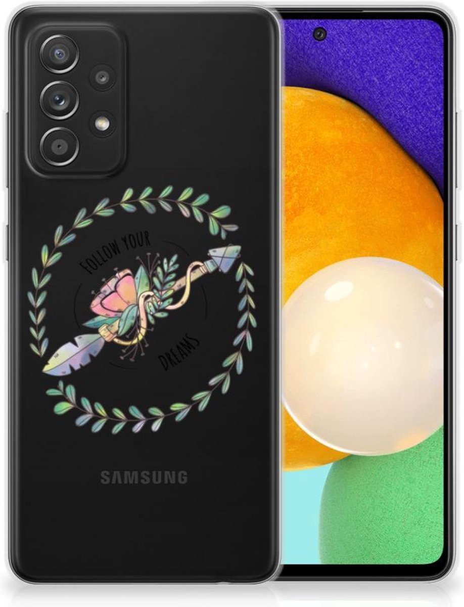 Samsung Galaxy A52 (5G/4G) Telefoonhoesje met Naam Boho Dreams
