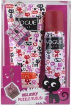 Vogue Girl Geschenkset - Deospray, Douchegel en Kubuspuzzel