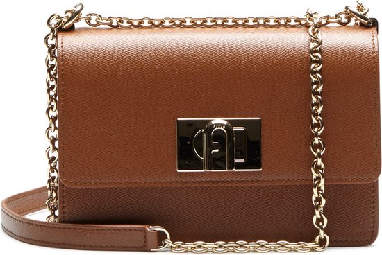 Furla Dames Schoudertassen 1927 Mini Crossbody Cognac bol