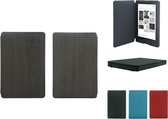 Kobo Glo HD / Kobo Touch 2.0 Hoesje Slim-fit met hout-patroon en slaap functie, sleepcover beschermhoes, kwaliteits-case