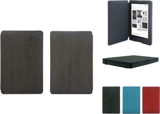 Glo / Kobo Touch Hoesje Slim-fit met hout-patroon en functie,... | bol.com