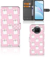 GSM Hoesje Xiaomi Mi 10T Lite Bookcase Valentijn Cadeaus Sleeping Cats