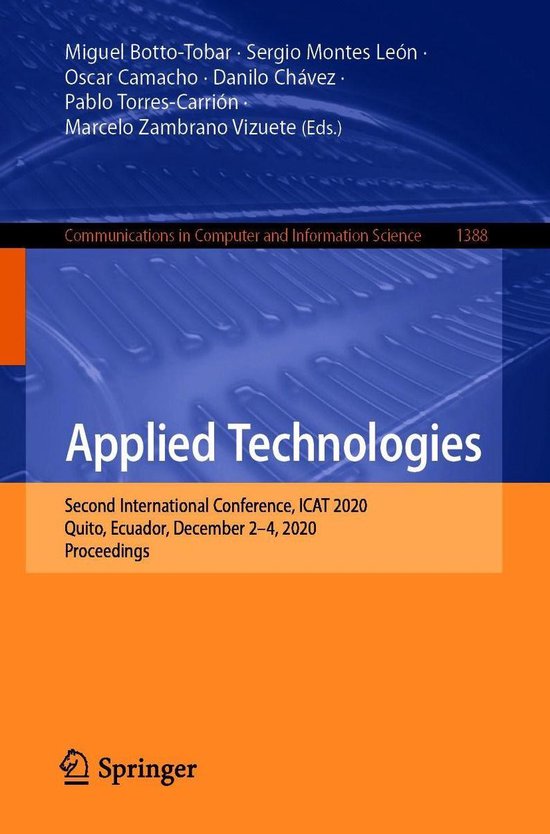 Springer Nature Proceedings Computer Science - Applied Techn ... - cover