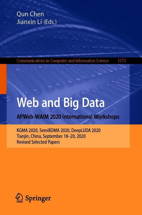 Springer Nature Proceedings Computer Science - Web and Big D ... - cover