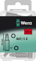 Wera 5072406001 Embout Torx 1/4" - T10 x 25mm