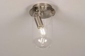 Lumidora Plafondlamp 73411 - E14 - Staalgrijs - Metaal - ⌀ 13 cm