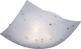 LED Plafondlamp - Plafondverlichting - Torna Colmino - E27 Fitting - 3-lichts - Vierkant - Mat Wit - Aluminium