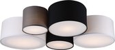 LED Plafondlamp - Plafondverlichting - Torna Hotia - E27 Fitting - 5-lichts - Rond - Meerkleurig - Aluminium