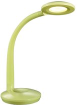 LED Tafellamp - Tafelverlichting - Torna Kori - 3W - Warm Wit 3000K - Rond - Mat Groen - Kunststof