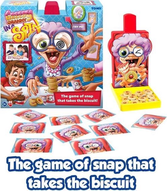Thumbnail van een extra afbeelding van het spel TOMY - Greedy Granny in a Spin - Actiespel - Gezelschapsspel voor Kinderen