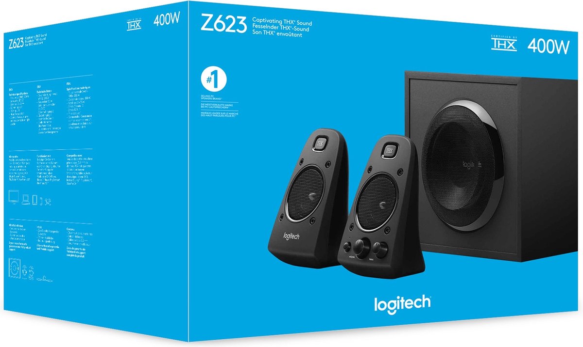 Logitech Z623 - 2.1 Speakersysteem | bol.com