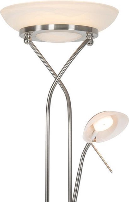 QAZQA Empoli Moderne LED Dimbare Vloerlamp Staande Lamp Met Dimmer qazqa-empoli-moderne-led-dimbare-vloerlamp-staande-lamp-met-dimmer
