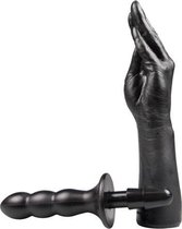 TitanMen The Hand Vac-U-Lock Dildo - Dildo - Dildo Normaal - Zwart - Discreet verpakt en bezorgd