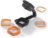 Nicer Dicer Quick 5-in-1 snijdmachine zwart/oranje 5-delig