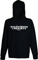 F CK You we are from Eindhoven Trui met capuchon | PSV |hoodie | unisex | sweater | Zwart