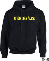 Hoodie | Karakter | Eigenwijs03 | Kids - fluor yellow, M 7/8(41cm)