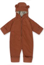 Konges Sløjd TEDDY ONESIE DEUX  COGNAC/ORANGERIE