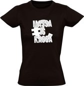 Massa is Kassa Dames t-shirt |  Zwart