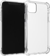 Crystal Backcase Transparant Shockproof Hoesje iPhone 12 - Gratis Screen Protector - Telefoonhoesje - Smartphonehoesje