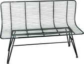 PTMD Wire black metal bench