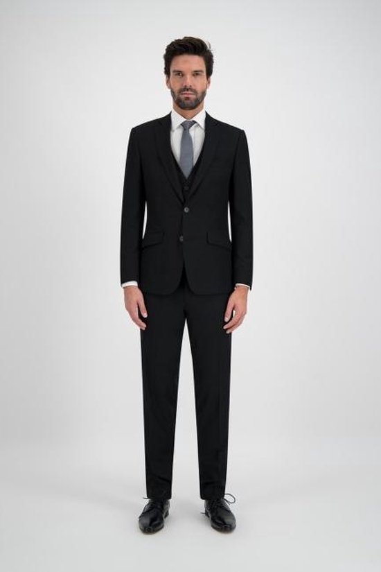 Messieurs | Costume Costume Homme polyviscose noir 2 pièces 0009 Taille 42  | bol.com
