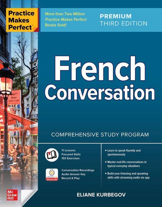 Practice Makes Perfect: French Conversation, Premium Third E ... - cover