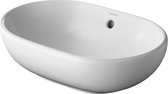 Duravit vasque à poser Foster sans plage de robinetterie + trop-plein 495 x 350 mm blanc