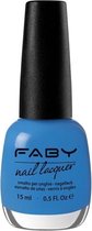 Faby Nagellak Let's Dance Dames 15 Ml Vegan Blauw
