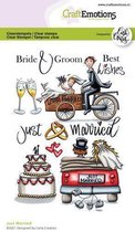 Clearstamps A6 - Just married Carla Creaties