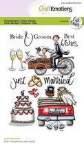 Clearstamps A6 - Just Married Carla Creaties