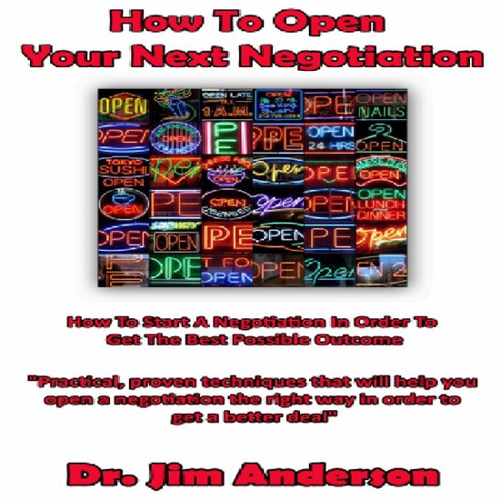 How to Open Your Next Negotiation - cover