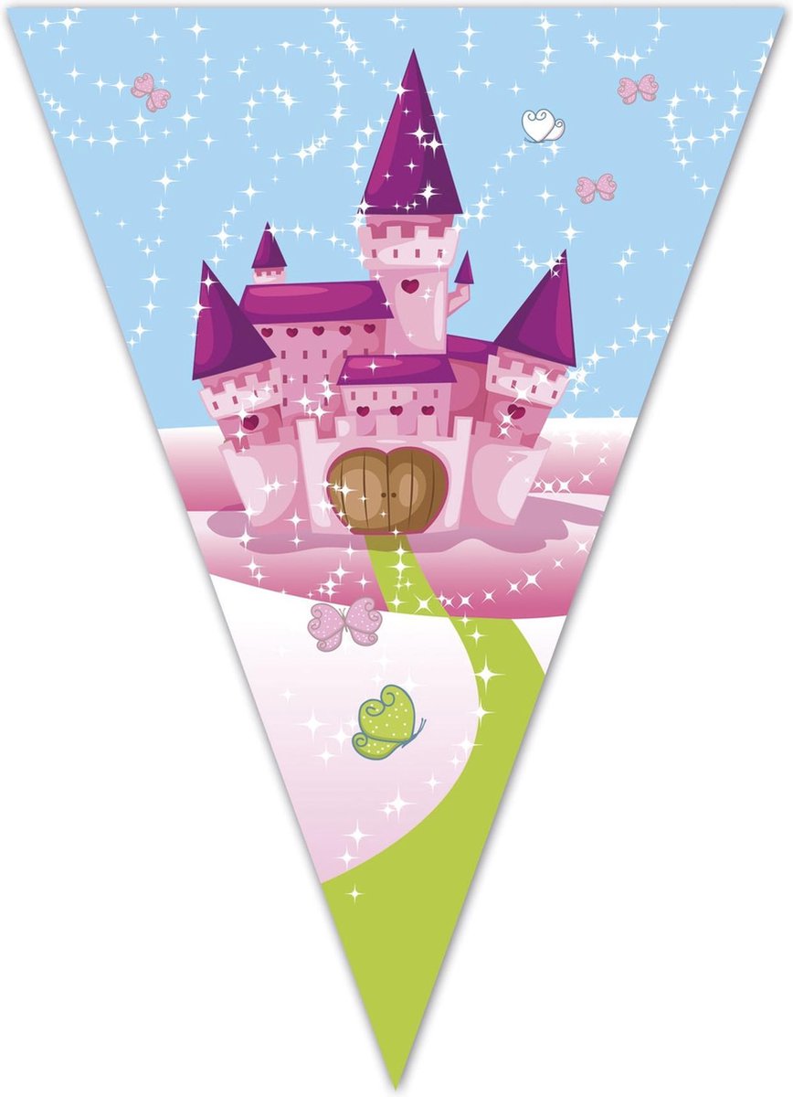 Wefiesta - Unicorn pink - Vlaggenlijn (4,6 meter)