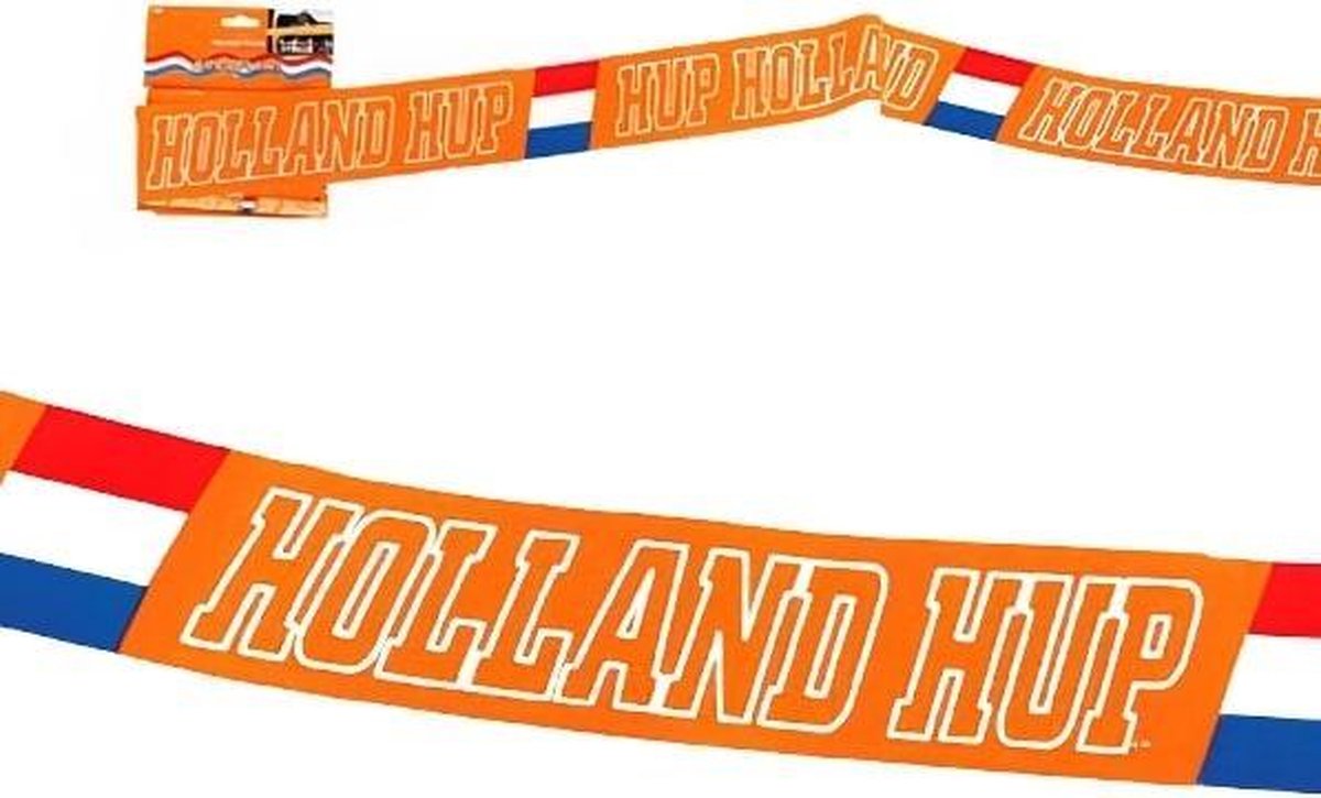 Markeerlint Hup Holland 15 m - Folat - Oranje slingers